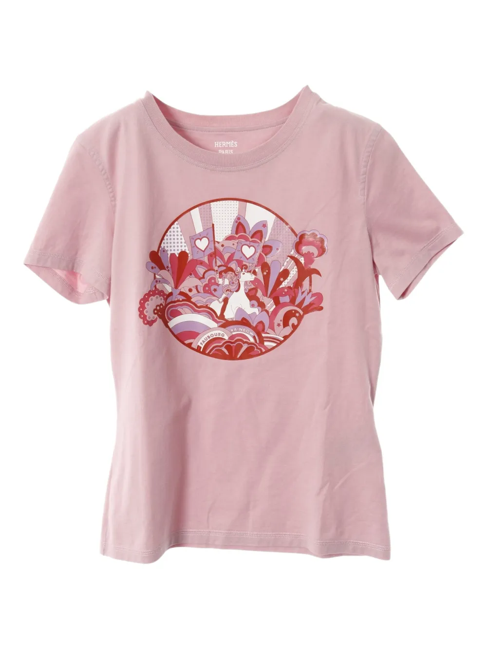 2010s Micro Cartouche Faubourg Rainbow T-shirt