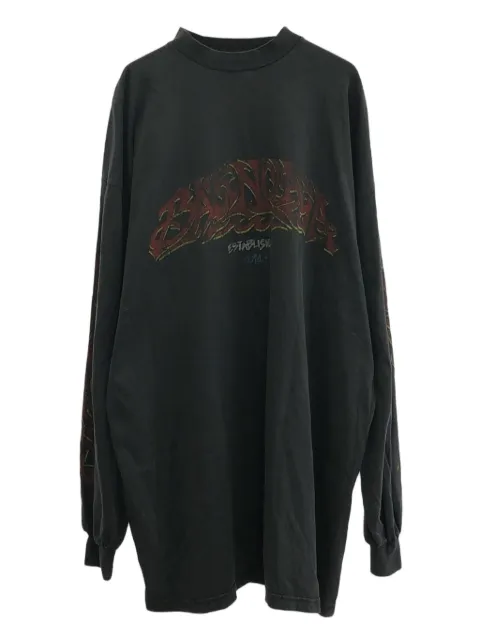 Balenciaga Pre-Owned 2000s graphic-print long-sleeve t-shirt