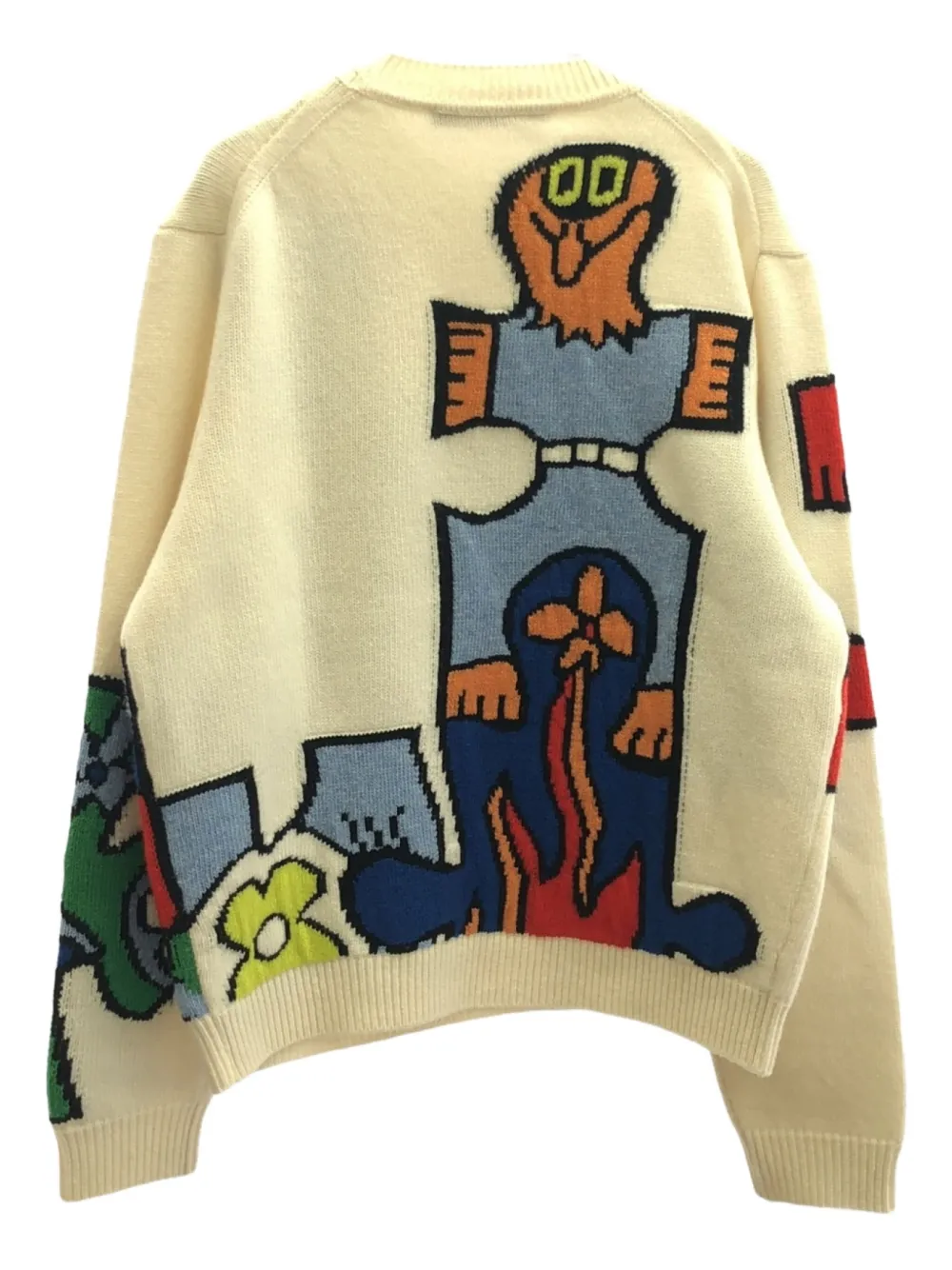 Pre-owned Louis Vuitton 2010 Patterned Jumper In Neutral