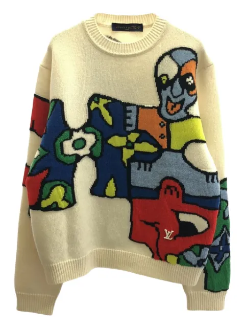 Louis Vuitton Pre-Owned 2010 patterned jumper