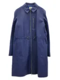 Hermès Pre-Owned 2010 leather coat - Blue