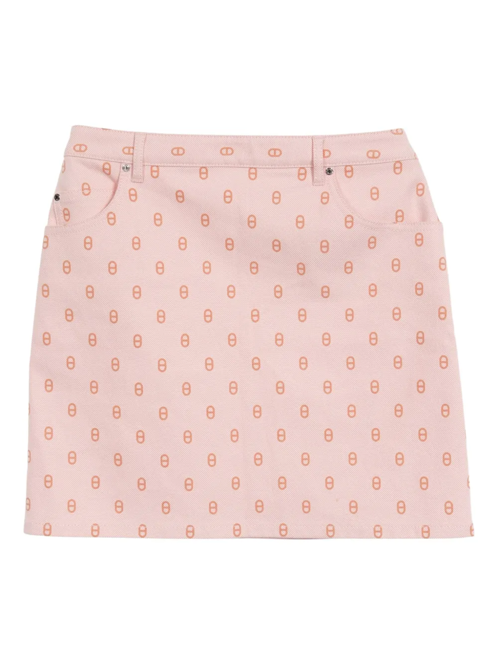 Hermès Pre-Owned 2010s Chaîne d'Ancre mini skirt | Pink | Image 1