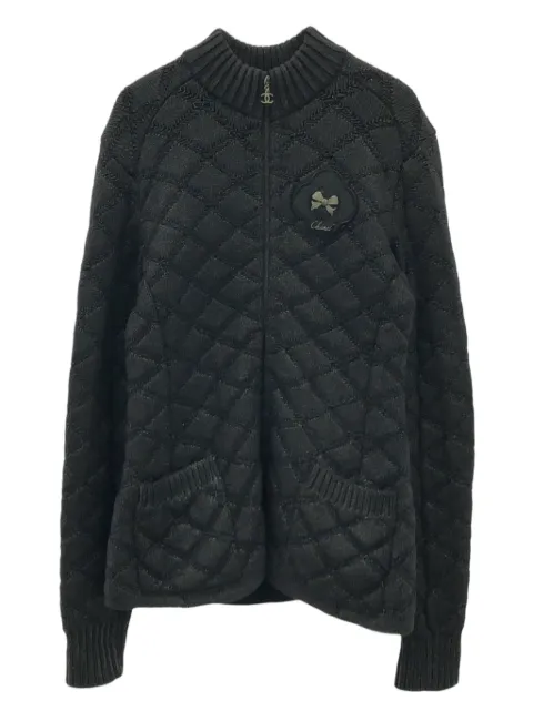 CHANEL Pre-Owned 2010s quilted wool jacket