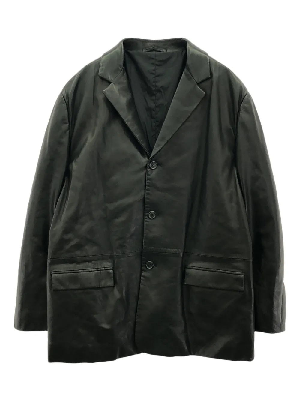 2010s padded leather jacket