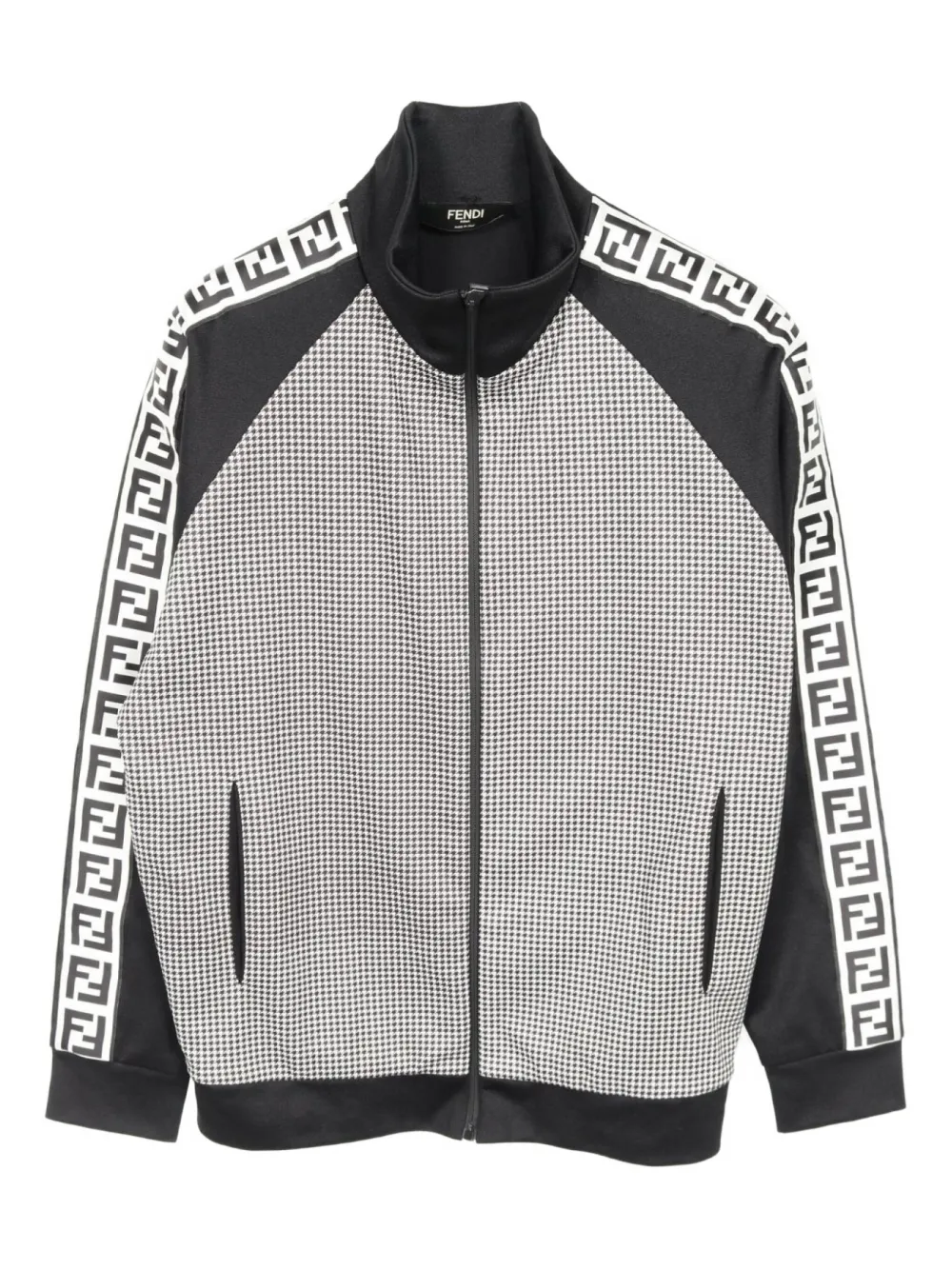2010s FF-detail houndstooth-pattern jacket