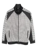 Fendi Pre-Owned 2010s FF-detail houndstooth-pattern jacket - Black