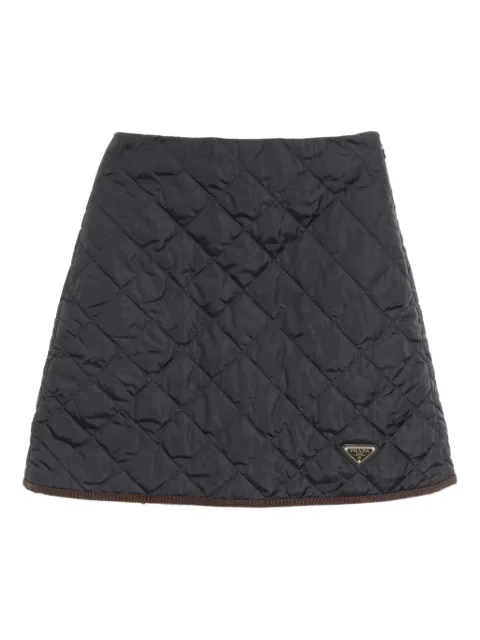 Prada Pre-Owned 2010s Re-Nylon quilted mini skirt