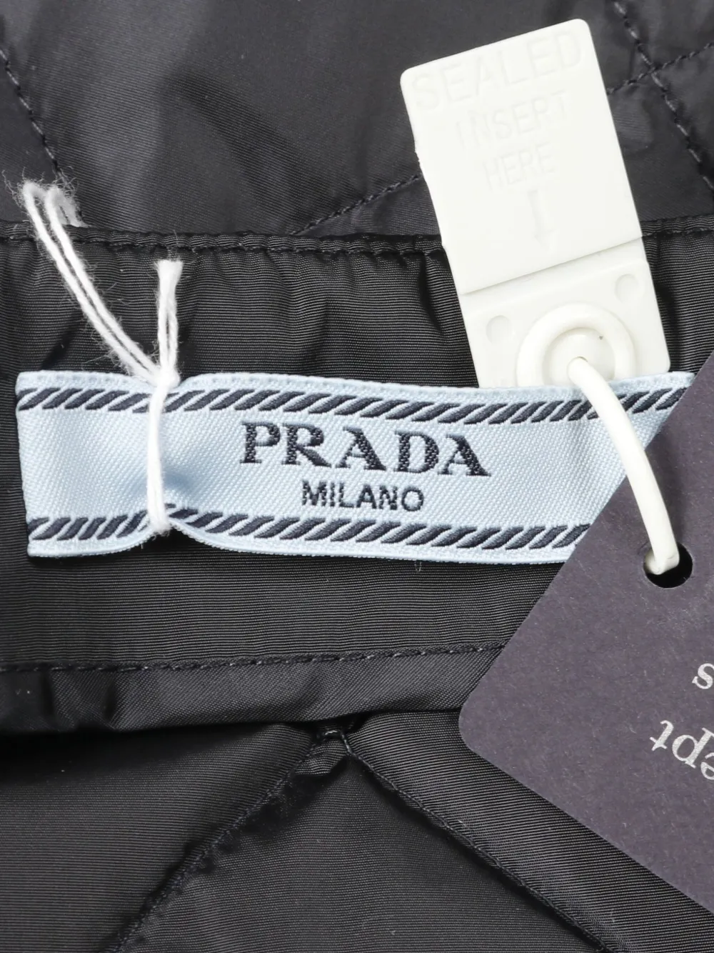 Pre-owned Prada 2010s Re-nylon Quilted Mini Skirt In Black
