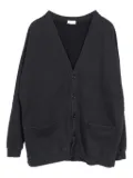 Céline Pre-Owned 2000s logo-print cotton cardigan - Black