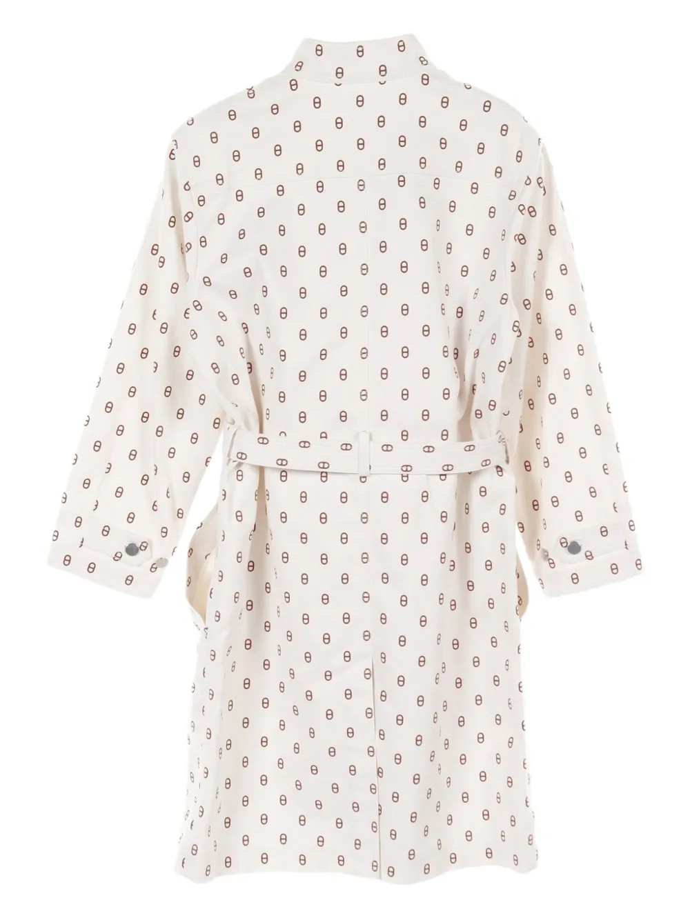 Hermès Pre-Owned 2010s Chaîne d'Ancre jas van katoenblend - Wit