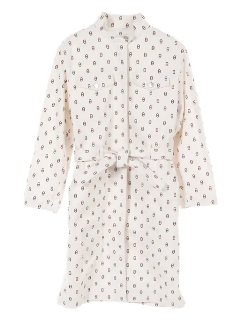 Hermès Pre-Owned 2010s  Chaîne d'Ancre cotton-blend coat
