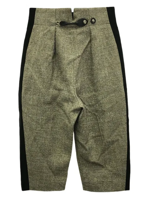 Louis Vuitton Pre-Owned pantalon plissé à rayures latérales (années 2010)