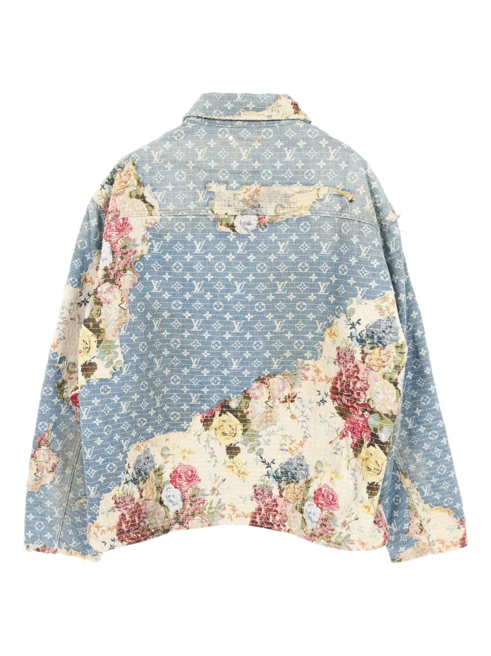 Louis Vuitton Pre-Owned 2010s Destroyed Workwear denim jacket | Image 2