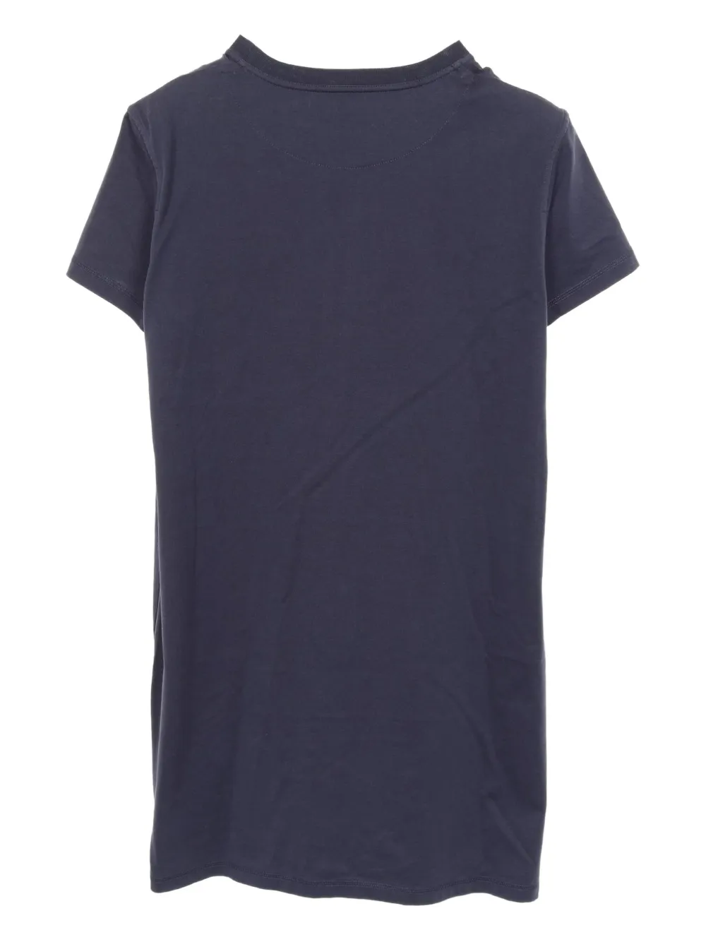 Hermès Pre-Owned 2010s jurk met geborduurde zak - Blauw