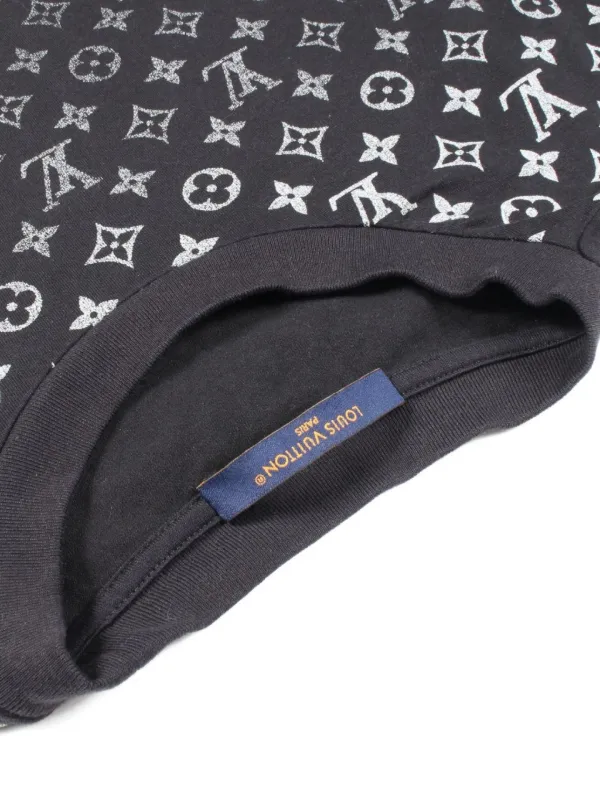 Louis Vuitton Pre-Owned 2010s monogram-print T-shirt | Black