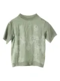 Hermès Pre-Owned 2010s floral-pattern knit top - Green