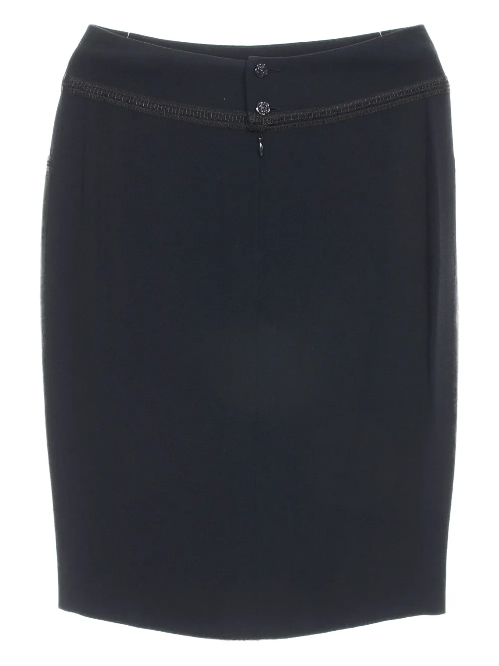 1986-1988 Camellia buttoned skirt