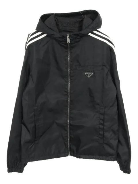 Prada Pre-Owned x adidas 2010 Sportjacke mit Kapuze