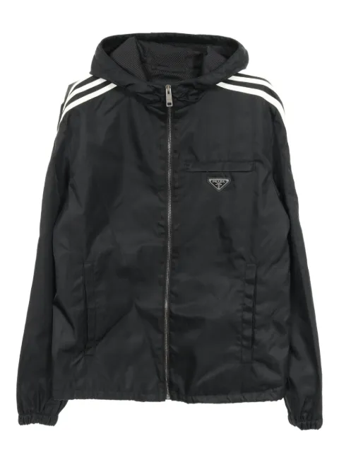 Prada Pre-Owned x Adidas 2010 hooded track jacket
