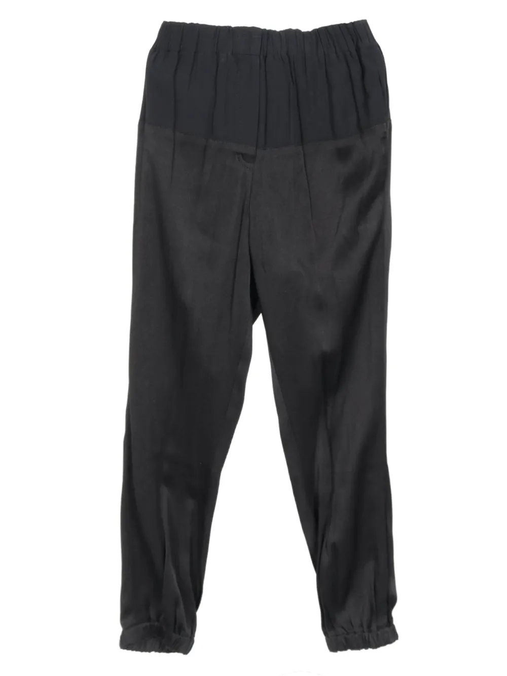2010s elasticated-cuffs trousers