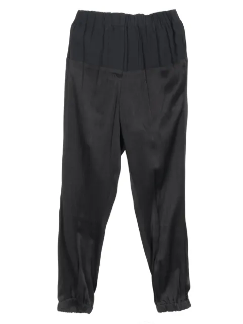 Lanvin Pre-Owned 2010s elasticated-cuffs trousers