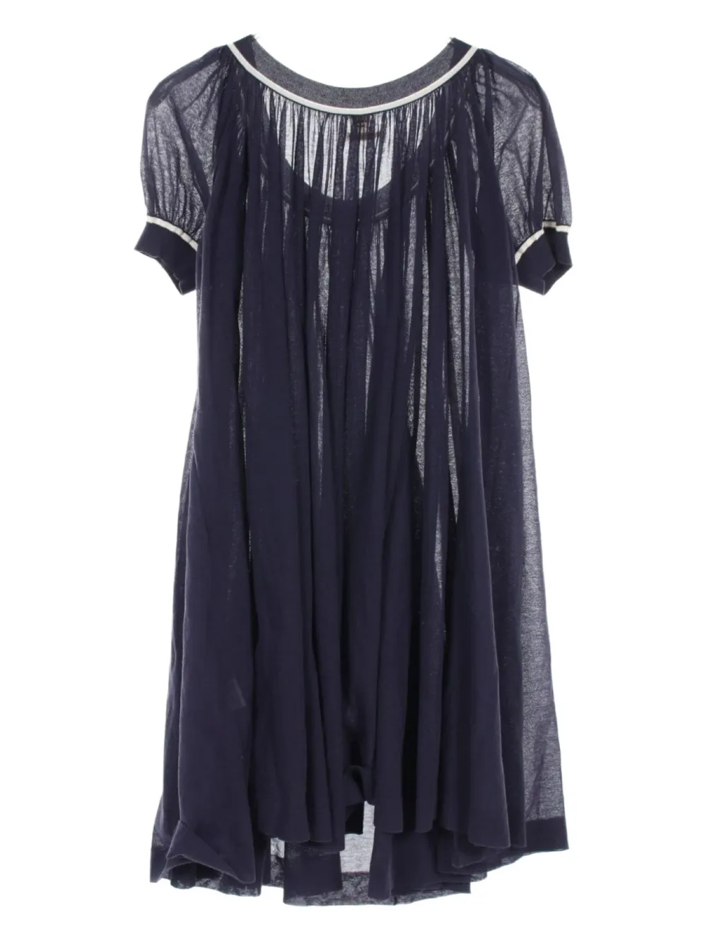 Hermès Pre-Owned robe à fronces (années 2010) | bleu | Image 1