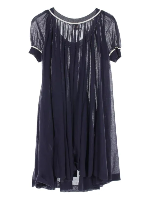 Hermès Pre-Owned 2010s gathered-detail dress