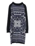 Hermès Pre-Owned 2010s wool knitted dress - Blue