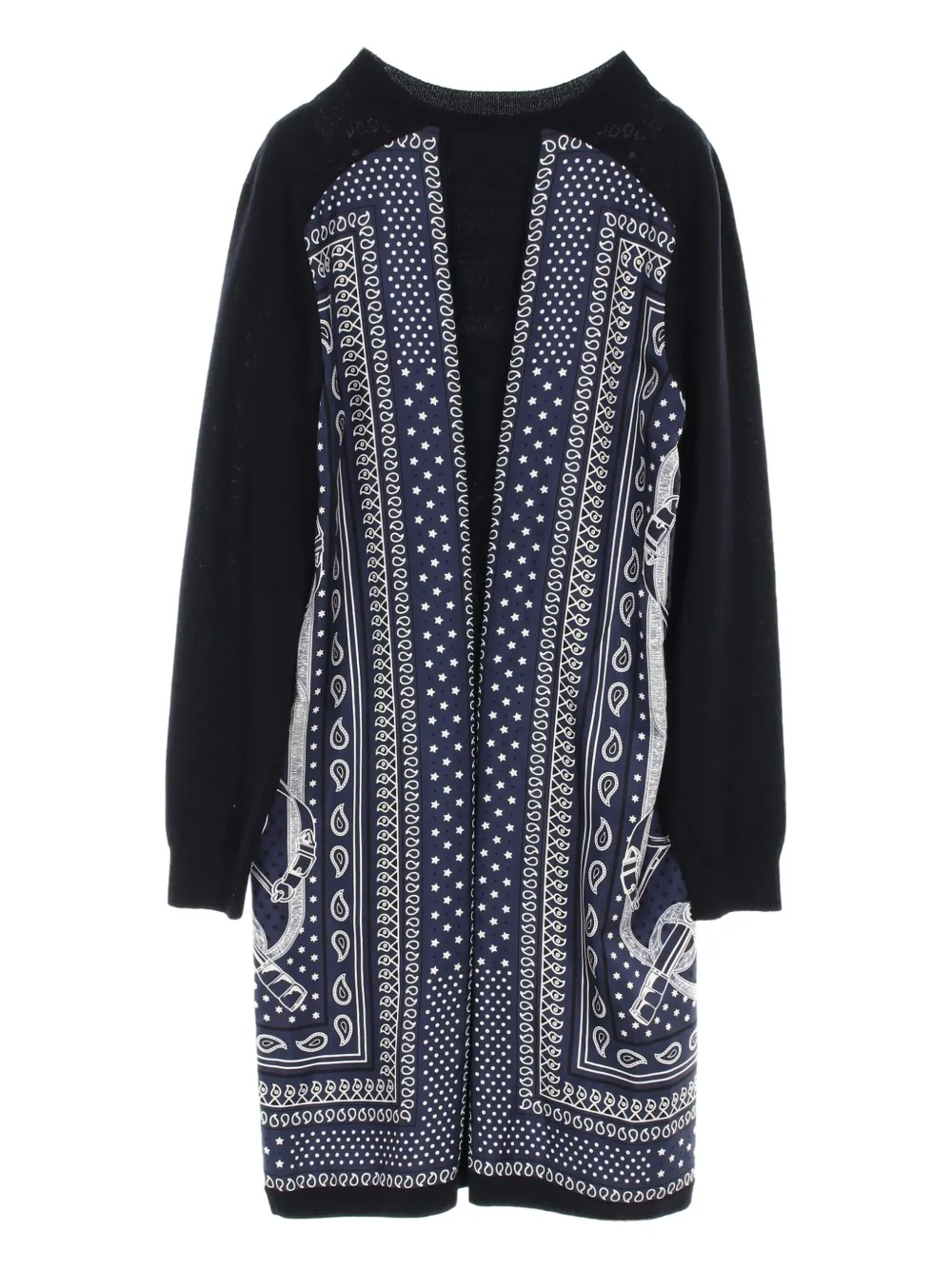 Hermès Pre-Owned 2010s gebreide wollen jurk - Blauw