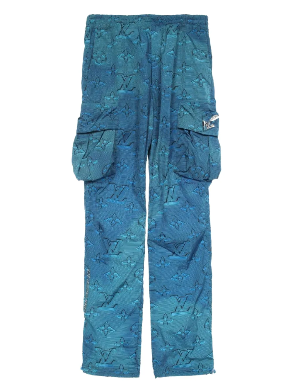 2010s Monogram-pattern cargo pants