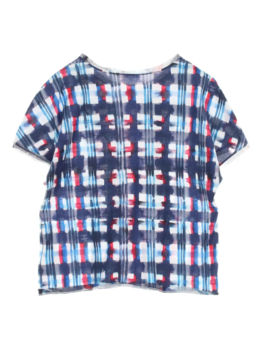 Pre-owned Chanel 1986-1988 Checkered Top In Multi
