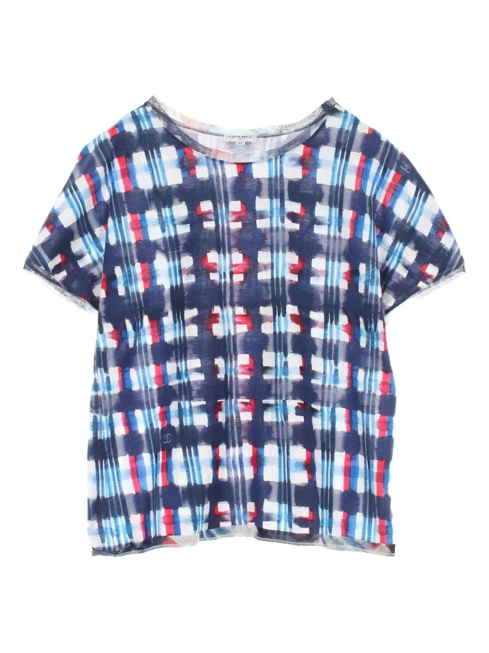 Pre-owned Chanel 1986-1988 Checkered Top In Multi