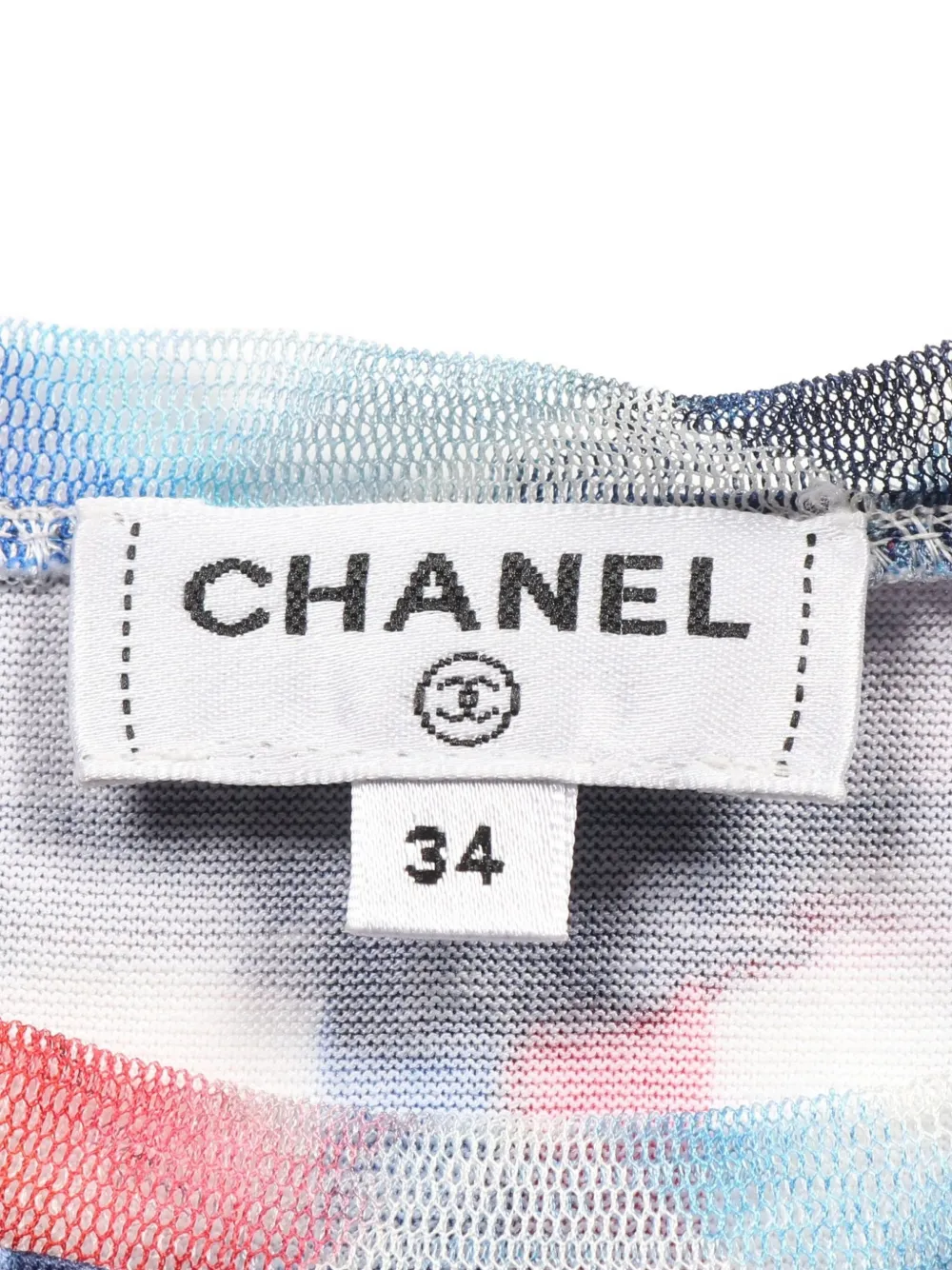 Pre-owned Chanel 1986-1988 Checkered Top In Multi