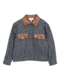 Gucci Pre-Owned 2010 GG-pattern denim jacket - Blue