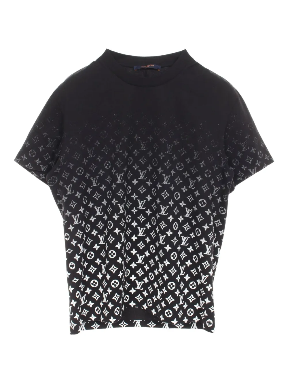 2010s gradient monogram-print T-shirt