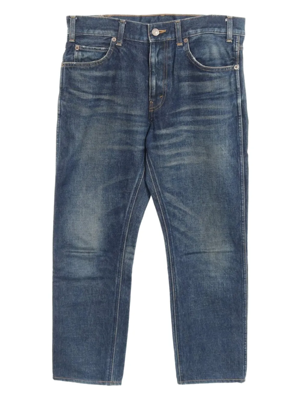 2010 logo-patch jeans