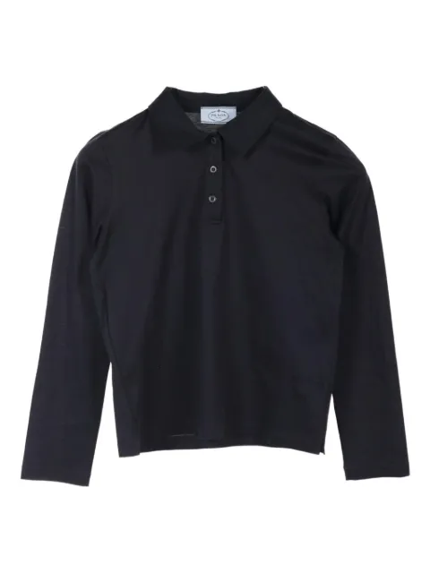 Prada Pre-Owned 2010s ロングスリーブ ポロシャツ