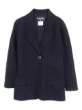 CHANEL Pre-Owned 1986-1988 tailored blazer - Blue