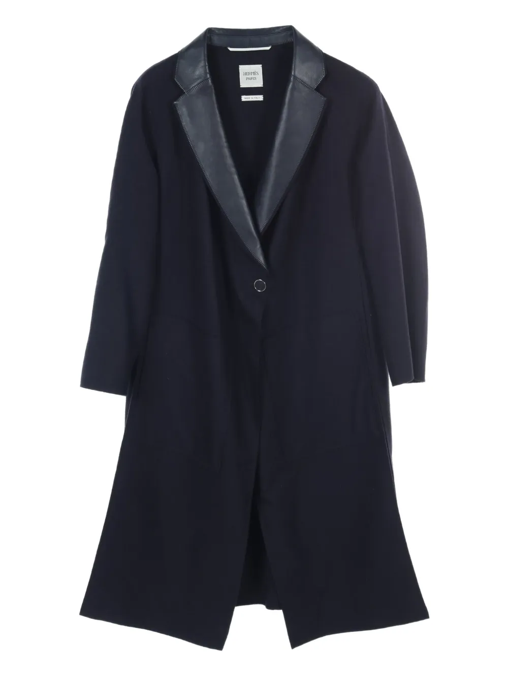 Hermès Pre-Owned 2010s cashmere coat | Blue | Image 1