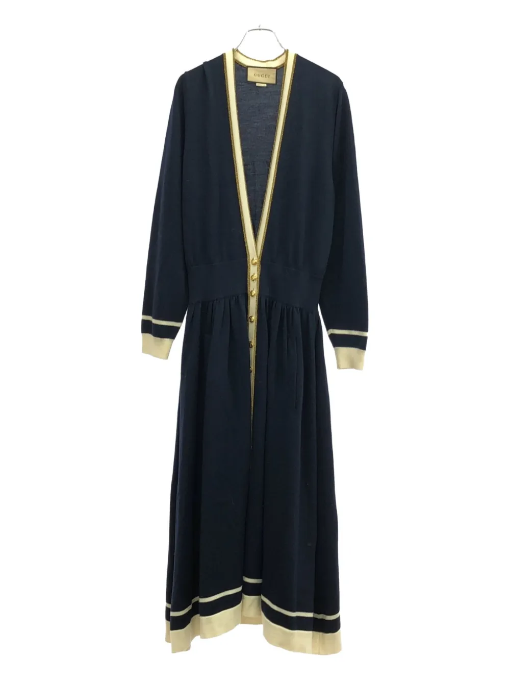 Gucci Pre-Owned Abito midi in lana anni 2010 - Blu