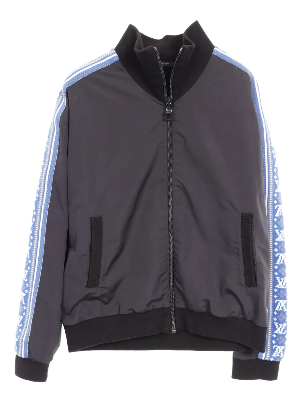 2010s Fair Isle stripe-knit jacket