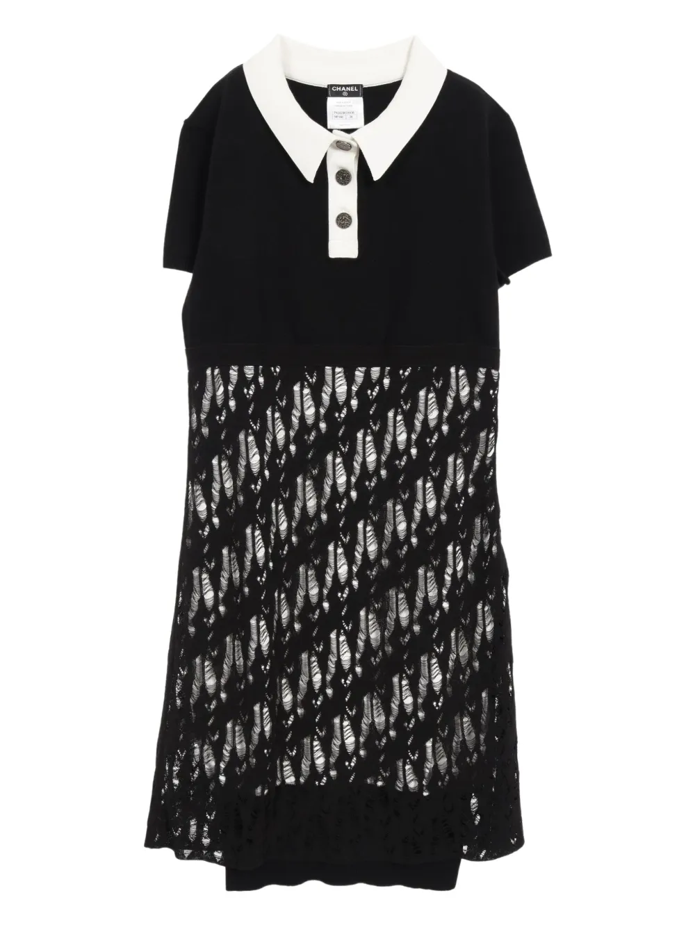 1986-1988 button lace dress