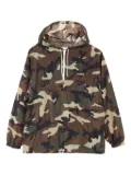 Celine Pre-Owned 2010s camouflage-print hooded jacket - Black