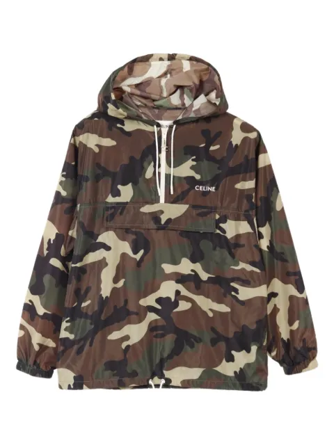 Celine Pre-Owned 2010s camouflage-print hooded jacket