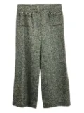 CHANEL Pre-Owned 10s silk trousers - Green
