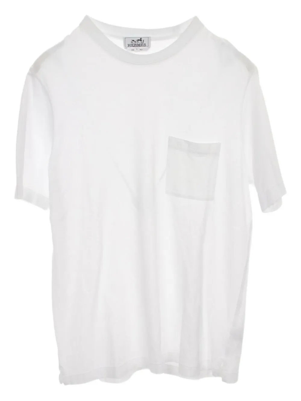 2010s embroidery-pocket t-shirt