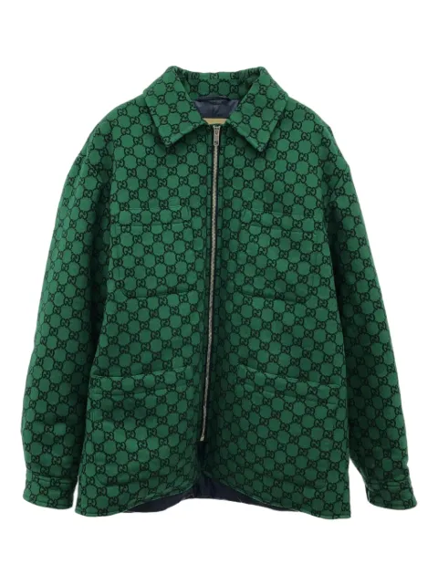 Gucci Pre-Owned 2010s GG-pattern wool jacket