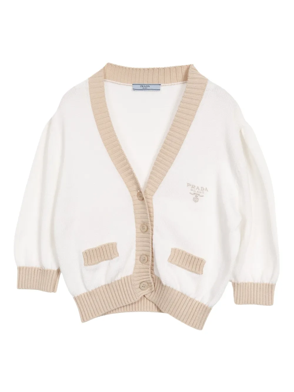 2010s ribbed cotton cardigan