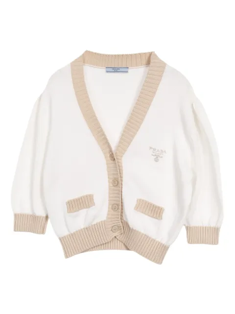 Prada Pre-Owned 2010s ribbed cotton cardigan