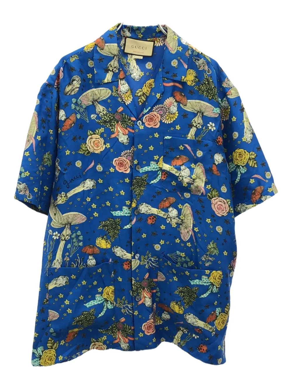 x Yuko Higuchi 2010s printed silk shirt